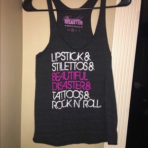 Beautiful disaster tank